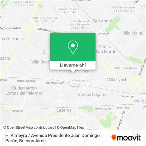 Código Postal Avenida Juan Domingo Peron en Presidente .